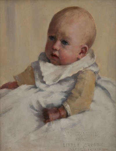 Crosbie als Baby, 1887 von Norman Garstin